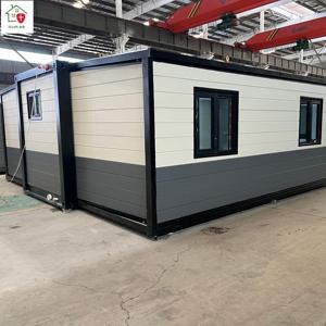 Casa Contenedor Pequeña Prefabricada Portátil de 20/40 Pies, con Panel Sándwich de Acero, Adecuada para Sala de Estar y Oficina - Product Image 5