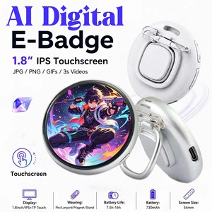 Wiisun WS510 - Tarjeta de Identificación Digital Inteligente de 1.85 Pulgadas con Pantalla Táctil, Recargable por USB, Larga Duración de Batería, Pedido de Muestra para Prueba - Product Image 2