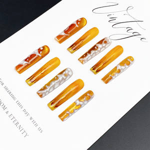 Venta al por mayor de lujo hecho a mano prensa <span class=keywords><strong>en</strong></span> las <span class=keywords><strong>uñas</strong></span> artificiales falsas venta mejor producto <span class=keywords><strong>flores</strong></span> <span class=keywords><strong>secas</strong></span> Nail Art 3D Set - Product Image 6