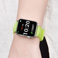 Bracelet de montre en silicone 18mm 20mm 22mm couleur bleu néon rose vert en caoutchouc souple bracelet de montre à la mode qui brille dans le noir