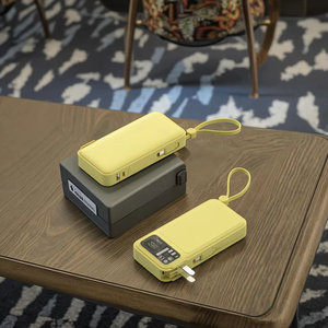 Power Bank AC Plug US UK EU AU Adaptador con pantalla Led 22,5 W Carga rápida AC Power Bank con cable tipo C para iPhone y Samsung - Product Image 6