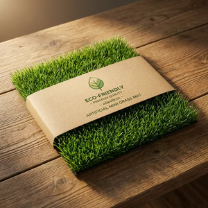 Césped Artificial Sintético para Interiores, Personalizable, Decoración del Hogar, Alfombra Verde de Alta Simulación - Product Image 5