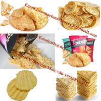 Machine de fabrication de chips de riz Non frits/ligne de production de snacks à riz naturel/machine à gâteaux de riz ronds en forme de Triangle