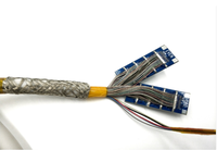 Cable Multicoaxial de Calidad para Sonda de Ultrasonido de Imagenología Médica, Conector de Cable de Alimentación