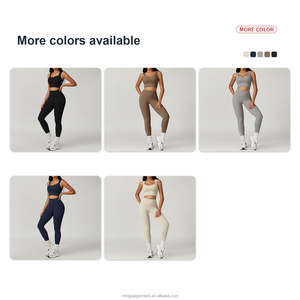 कस्टम उच्च गुणवत्ता वाले 5 पीस फिटनेस कपड़े स्पोर्ट्सवियर जिम लेगिंग सक्रिय खेल शॉर्ट्स महिला कसरत - Product Image 4
