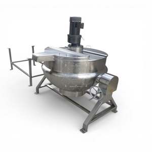 Olla Industrial de Cocina y Ebullición con Agitación Planetaria Automática, de 100L, 200L, 300L, 400L, 500L, para Gas, Vapor y Eléctrica, con Agitación Electromagnética - Product Image 2