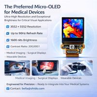 1.3 Inch OLEDoS 4K Resolution 1600 Nits High Brightness Silicon Panel for AR/VR HMD