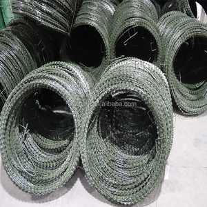 Fil barbelé rasoir durable galvanisé à chaud pour l'Irak, prix par mètre, fil concertina de 500 mm, fil barbelé rasoir à clipser, prix par mètre - Product Image 2