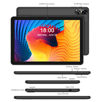 Suministro de fábrica Tablet PC Android de 10,1 pulgadas A523 Octa Core 4G RAM + 64G ROM Cámara 2MP + 8MP con WiFi 6 para trabajo y educación