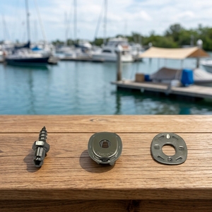 316 Stainless Steel Marine Tent Canvas Turn Button Lock Fastener Self-Tapping Screw Stud 12mm <b>Yacht</b> Boat Hardware Accessories Sn - Product Image 3