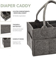 Panier de rangement pour couches et lingettes pour bébé en feutre, best-seller AMZ, organiseur de chambre d'enfant et de voiture