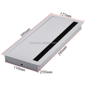 Accessori per Mobili: Organizzatori Cavi Argentati per Scrivanie e Tavoli - Product Image 5
