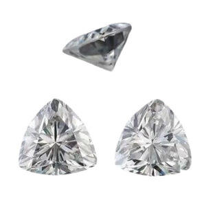 Moissanite Trillion Cut Loose Stone D Color White Triangle Shape For Jewelry Making - Product Image 5