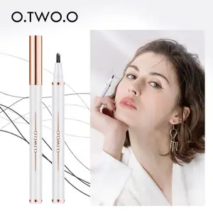 O.TW O.O 3 رؤساء السائل القلم طويلة الأمد تي شيرت مقاوم للعرق 3D قلم الحواجب