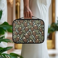 Housse de protection pour Bible, directement de l'usine, avec imprimé botanique tropical Taro Water, fermeture éclair, idéale pour les voyages quotidiens, l'église, le shopping et les cadeaux