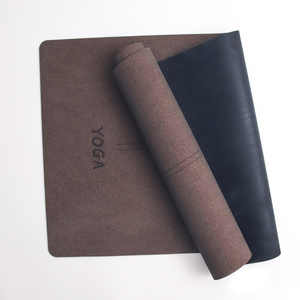Tapete de Yoga de Corcho Natural Orgánico TPE de 3mm, Ligero, Ecológico, Duradero, con Plegado y Diseño Personalizado con Logotipo - Product Image 4
