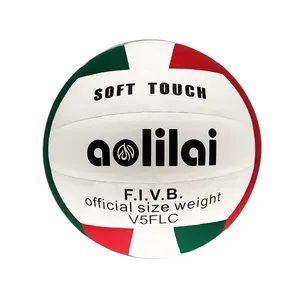 Pallone da pallavolo in pelle PU palloni da pallavolo in microfibra di schiuma Soft Touch adulti allenamento di pallavolo taglia 5 pallone da calcio