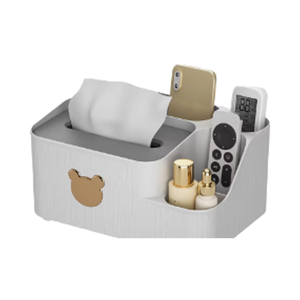 Caja de <span class=keywords><strong>Almacenamiento</strong></span> Cuadrada Multifuncional de PP para el Hogar y Restaurantes, Moderna y de Gran Capacidad, para Control <span class=keywords><strong>Remoto</strong></span>, Mesa de Centro, <span class=keywords><strong>Almacenamiento</strong></span> de Pañuelos - Product Image 2