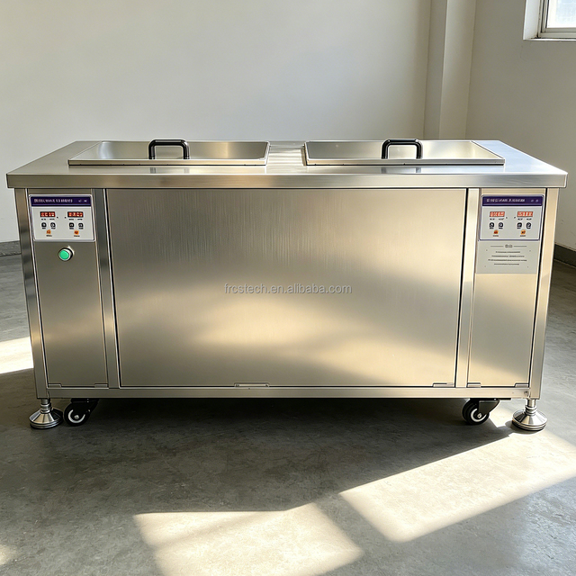 Customization 2 Tanks Bath Filter Professional Ultrasonic Cleaning Machine Ultrasound Precise Ultra Sonic Cleaner
