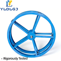 Support de bobine de câble robuste YILI, directement de l'usine, support de tambour en acier pour la pose de câbles de construction avec rotation stable