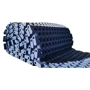 <span class=keywords><strong>Motor</strong></span> gıda sınıfı modüler bant konveyör POM esnek bantlı konveyörlü mavi s-tipi mavi tornalama konveyörü - Product Image 6