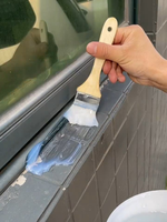 Revêtement acrylique imperméable, 40 % de matières solides, viscosité 5000-6000 MPa.s, pour usage en construction, étanchéité des salles de bain, translucide