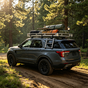 Canasta de Carga Modular Personalizada para Techo de Vehículo, de Aluminio, para SUV, Camioneta, Todoterreno, Camping, Aventura - Product Image 1