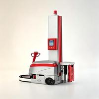 Machine d'emballage de palettes automotrice pour l'industrie de l'impression avec machine de cerclage de palettes efficace