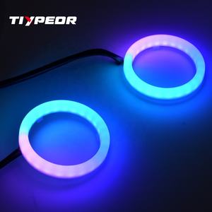 Lampu <span class=keywords><strong>LED</strong></span> Logo TIYPEOR 70mm RGB dengan Cincin Penutup Lampu Angel Eyes untuk Logo BMW Lampu Latar <span class=keywords><strong>LED</strong></span> untuk Logo GS1250 <span class=keywords><strong>LED</strong></span> RGB - Product Image 5