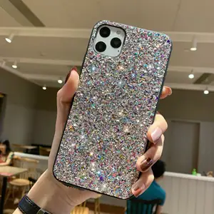 OEM Luxus Sparkle Glitter Handy hülle für iPhone 14 15 Shinn ing Diamond Girls Hard PC Rückseite für iPhone 6/7/8/XS/MAX/X.