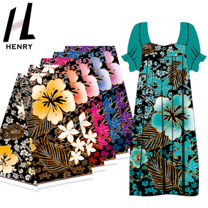 Henry Factory New Design Nice Red Rose Simple Pattern Print Fabric per abito Islander - Product Image 5