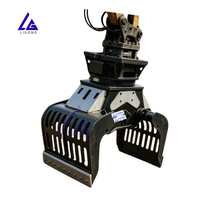Grappin de tri de construction LIGONG conforme aux normes CE pour excavatrices de 1 à 50 tonnes, forte force de préhension, large ouverture, garantie 1,5 an, robuste