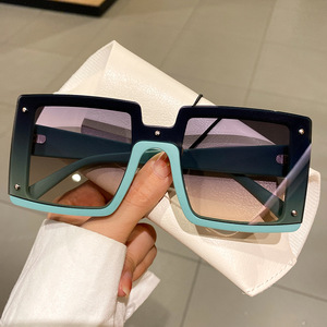 Nouvelles Lunettes de Soleil Tendance pour Femme Style Urbain Européen et Américain, Grand Carré Inspiré d'Instagram - Product Image 5