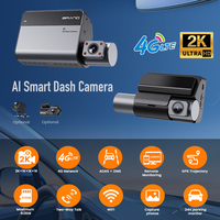 Cámara para Vehículo de 4 Canales 2K 4G con ADAS, DMS, BSD, Transmisión en Vivo, Monitoreo Remoto, IA, GPS, Tarjeta SIM 4G, DVR