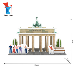 Puzzle 3D en <span class=keywords><strong>carton</strong></span> mondialement connu pour la construction de maisons, jouets pour enfants, cadeau - Product Image 3