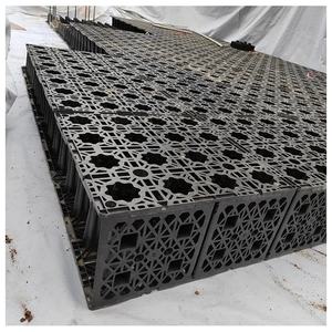 Atténuation Bassin de rétention souterrain Détention d'infiltration d'eaux souterraines Réservoirs pp modulaires pour la gestion des eaux pluviales en usine - Product Image 5