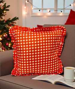 Handmade Patchwork Cotton <b>Cushion</b> Cover Kantha Stitch Multicolor Decorative Pillow Case Home Decor - Product Image 1