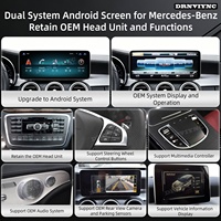 Radio Mobil Android 12,8 inci untuk Mercedes Benz V Class V250 W447 V260, CarPlay, Audio Stereo, Pemutar Video, Multimedia, GPS, Layar Sentuh