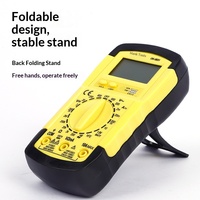 Professional Handheld Digital Multimeter Tester 600V Auto Range Multi-Functional Ammeter with LCD Display Fully Featured