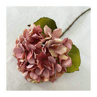 Hydrangeas peintes à la main, fleurs artificielles pour mariage, Saint-Valentin, cérémonie de remise des diplômes, Pâques, Noël, Nouvel An