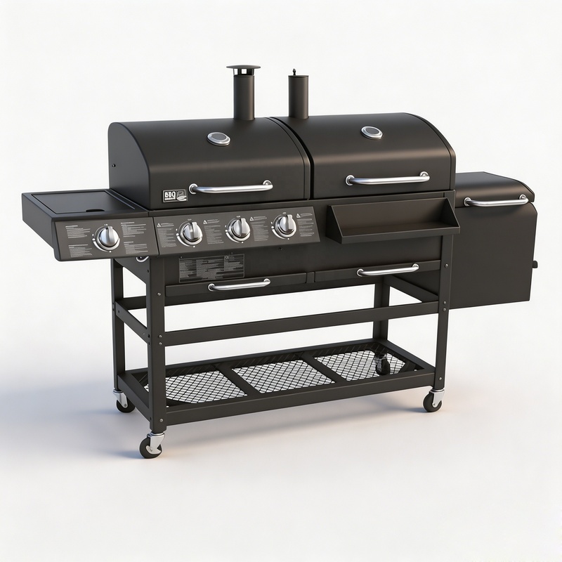 Outdoor Garden Large Gas and Charcoal
