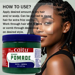 Oem Produits capillaires Pommade à la cire pour cheveux non grasse anti-frisottis Huile de fixation forte Pommade pour cheveux coiffants - Product Image 4