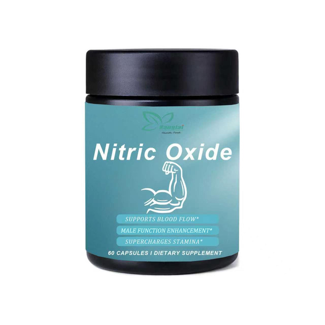 High Quality Nitric Oxide Capsules Supports Blood Flow Male Function Enhancement Supercharges Stamina Dietary Supplement