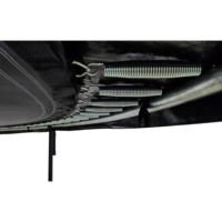 Trampoline pour enfants de 10 pieds avec coussinet de cadre de couleur Trampoline rond de poteau de filet de sécurité droit