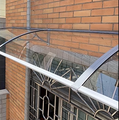 تصنعها بنفسك في الهواء الطلق نافذة صلبة شفافة البولي كربونات المستخدمة في المأوى شرفة نافذة أوفينت - Product Image 2