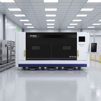 Machine de découpe laser à fibre entièrement fermée DF3015A, découpeuse CNC pour la fabrication de tôles en acier inoxydable et en acier au carbone
