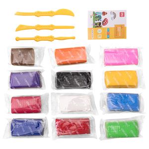 Deli Light Clay Set 12 Colors Educational Playdough For Children Art Craft Kit - Product Image 2