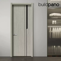 Porte intérieure moderne en bois massif insonorisée et étanche, apprêtée, pour entrée de maison, hôtel, salon, villa