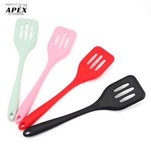 Espátula ranurada de silicona, espátula de silicona resistente al calor, juego de espátula de pescado ranurado - Product Image 1