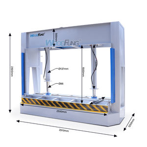 Holz bearbeitung hydraulische Holztür Kalt <span class=keywords><strong>press</strong></span> maschine 50 Tonnen mit starker Struktur - Product Image 5